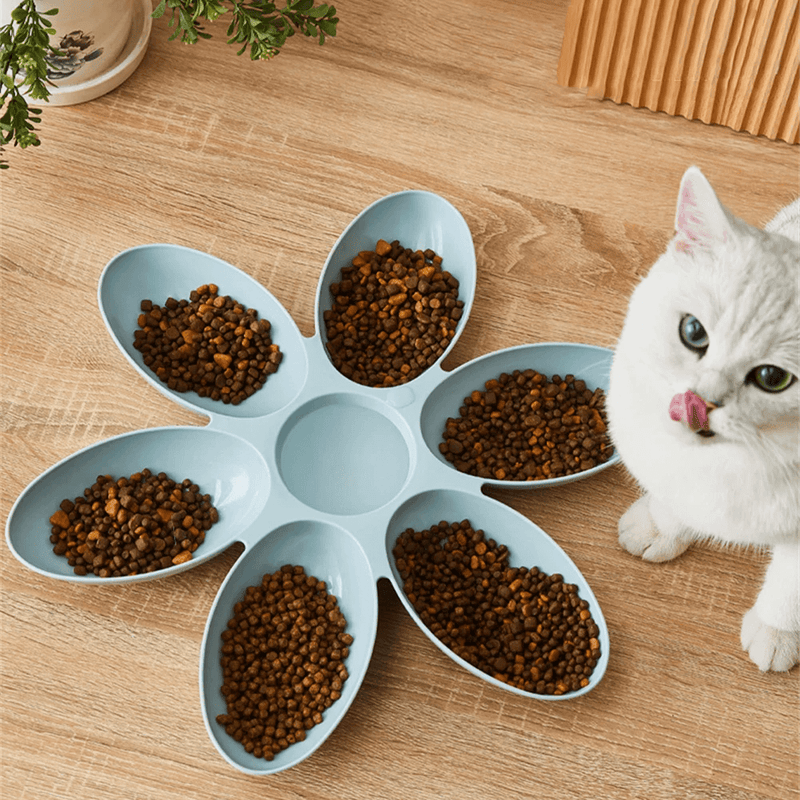 FLOWCATS - Effizienter Katzenfutternapf für bis zu 6 Katzen