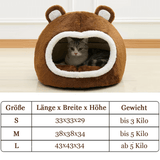 TEDDY - Kuschelige Katzenhöhle für kühle Wintertage