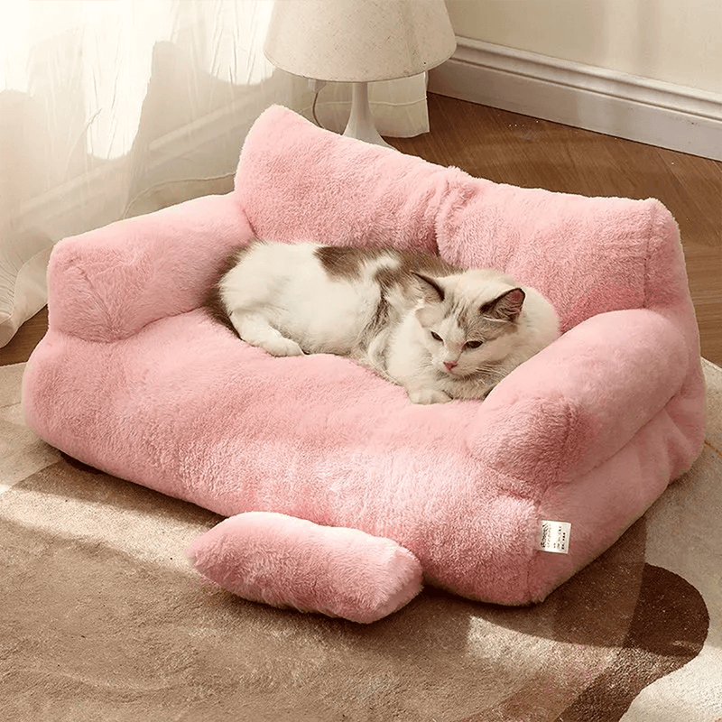 CATICO - Flauschige Katzencouch aus atmungsaktiver Baumwolle