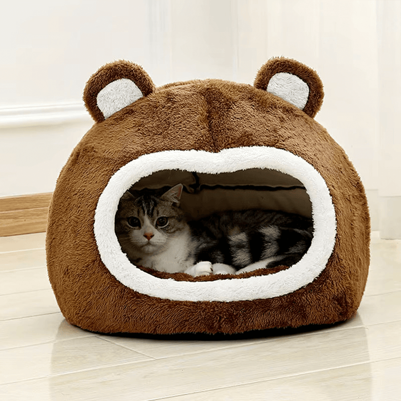 TEDDY - Kuschelige Katzenhöhle für kühle Wintertage