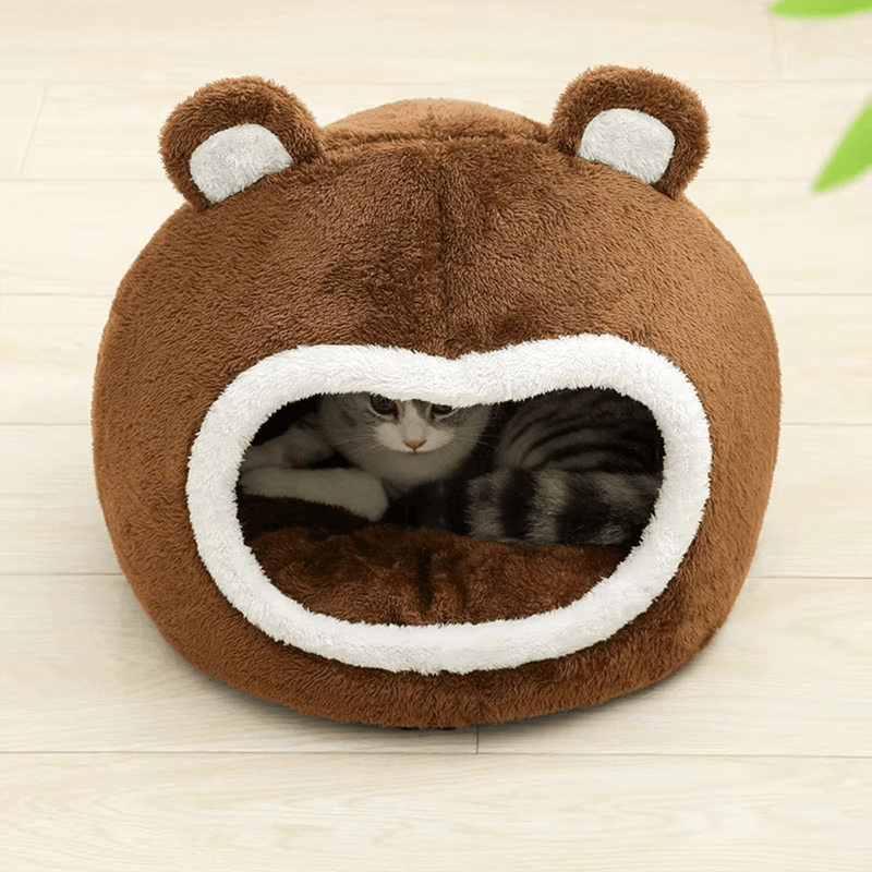 TEDDY - Kuschelige Katzenhöhle für kühle Wintertage