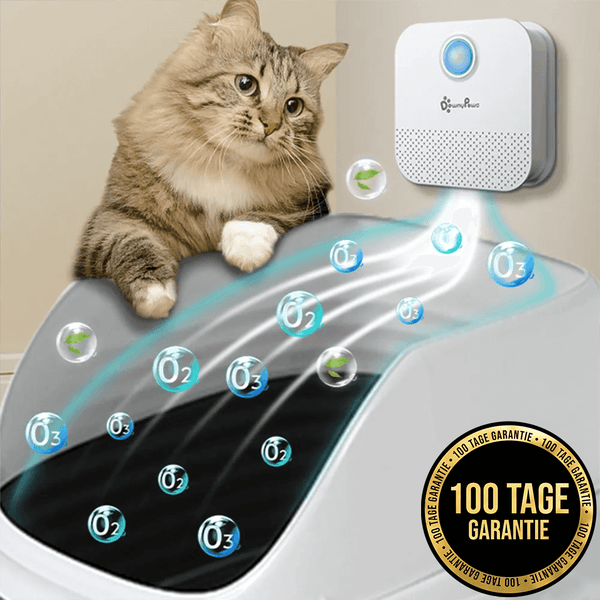 DOWNYPAWS - Effizienter Luft-Neutralisator für die geruchsfreie Katzentoilette