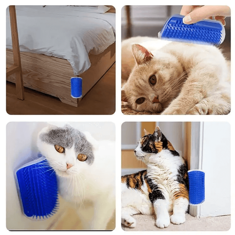 ECKOCAT - Innovative Katzenbürste, die an jeder Ecke befestigt werden kann